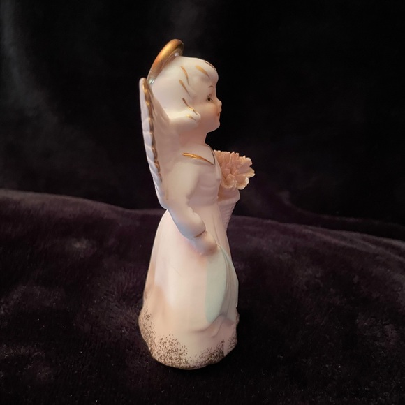 Vintage 1950’s Rare Lefton May Birthday Angel Ceramic Figurine Made in Japan - Picture 7 of 10